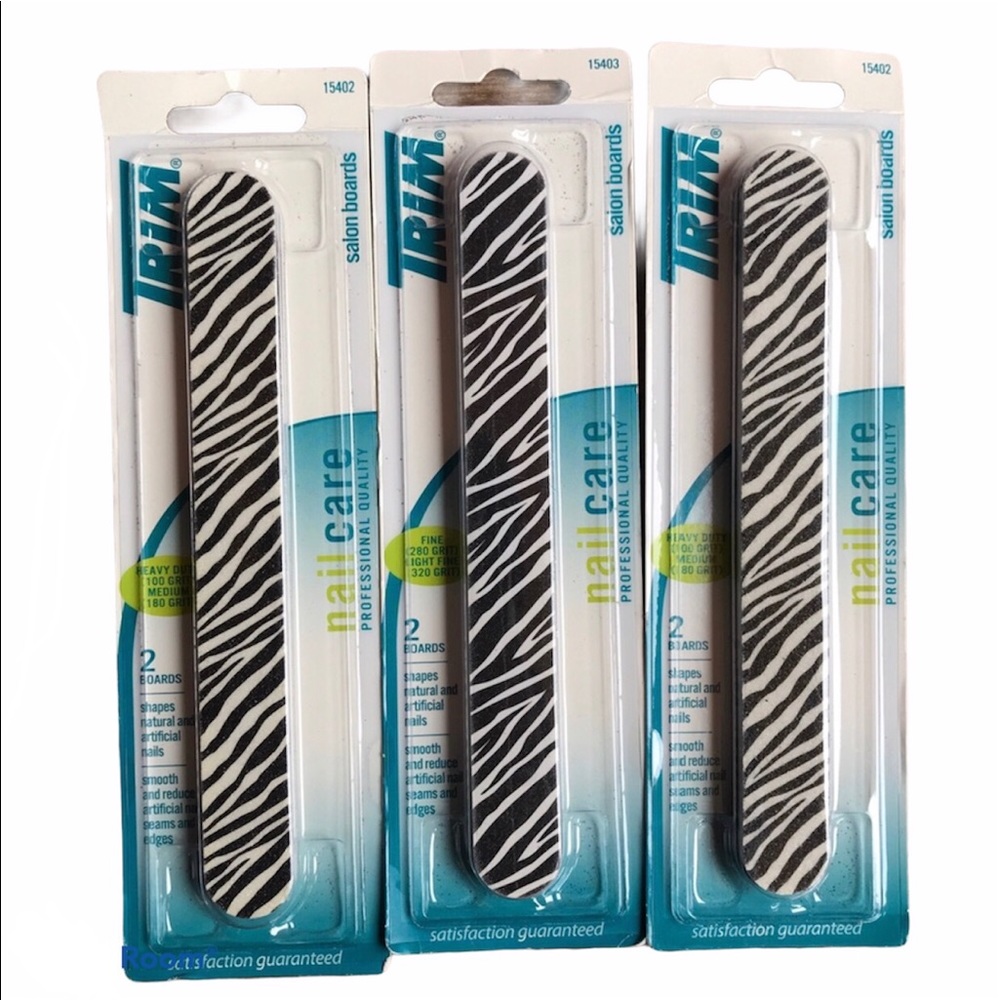 6 Trim Nail Care Nail Filer Boards- Lot of 3